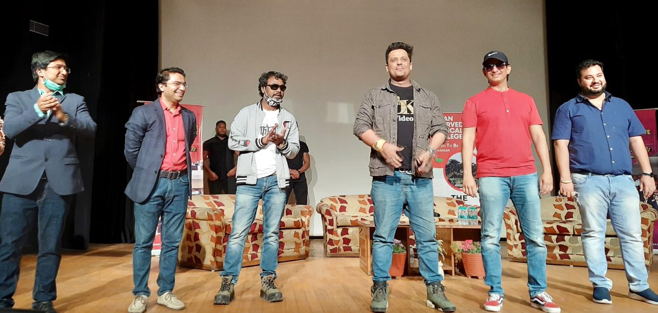 Actor Sharman Joshi Addresses the College