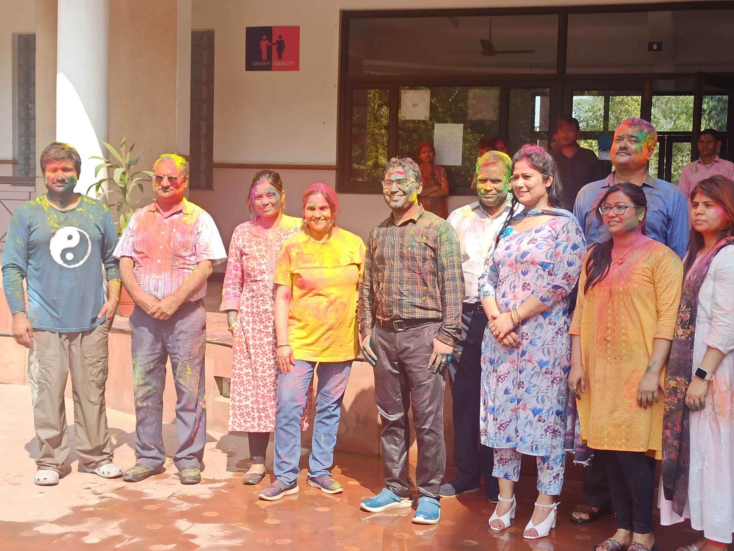 Holi Celebration in Campus