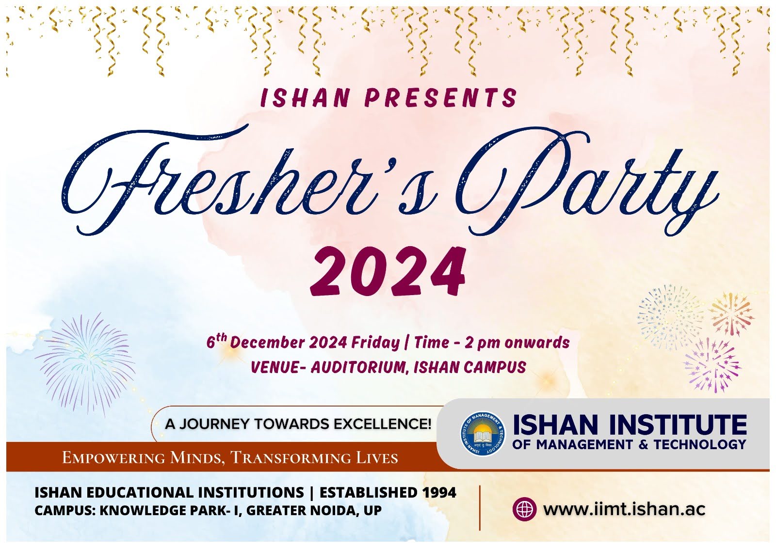 Fresher's Party 2024