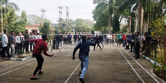 Badminton doubles competition