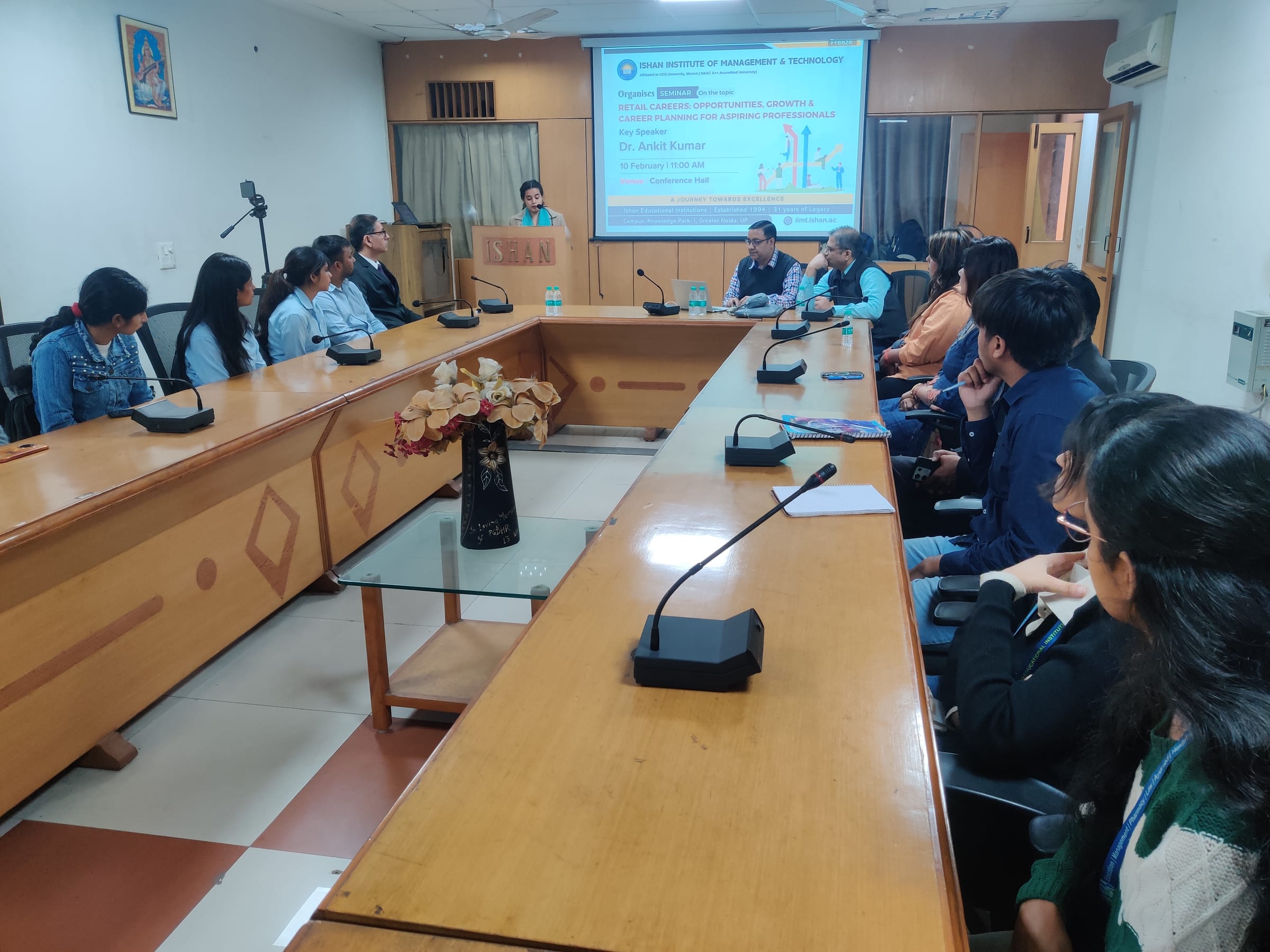Seminar on Retail Careers – Dr. Ankit Kumar