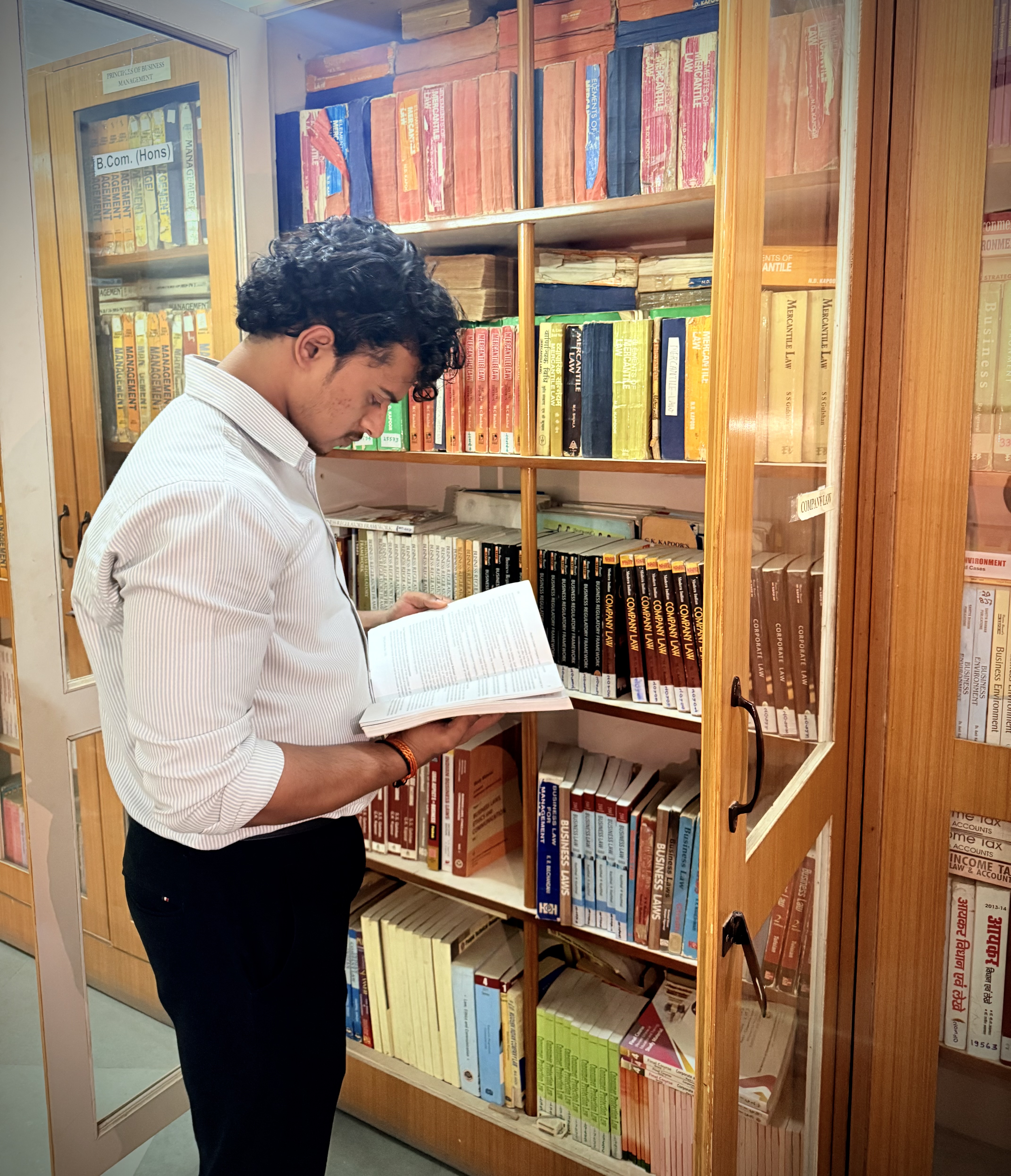 Library interior view